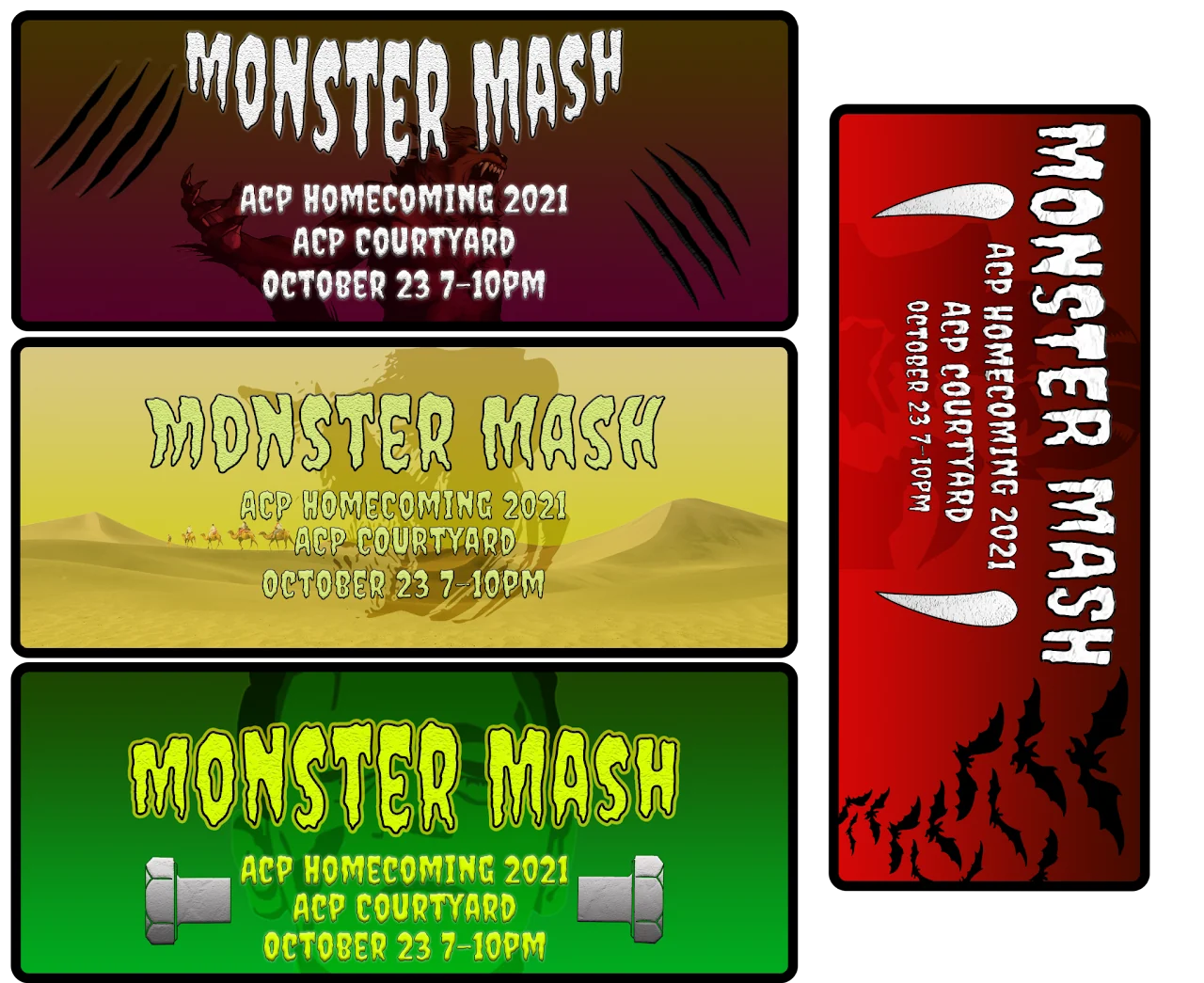 Homecoming Tickets graphic design